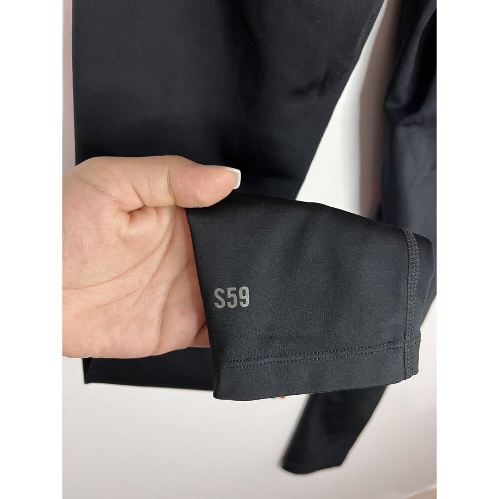 NEW Splits59 Black Bella 7/8 Striped Leggings Blue/Red Stripes Size M - Picture 5 of 6